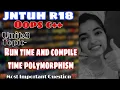 jntuh r18 oops cplusplus unit3 polymorphism runtime and compile time polymorphism important
