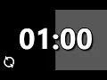 Every 60 Seconds Timer Repeating 1 Hour Bell Alert No Music Study Aid Intervals