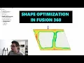 Shape Optimization for Creative Designs - Fusion 360 Tutorial