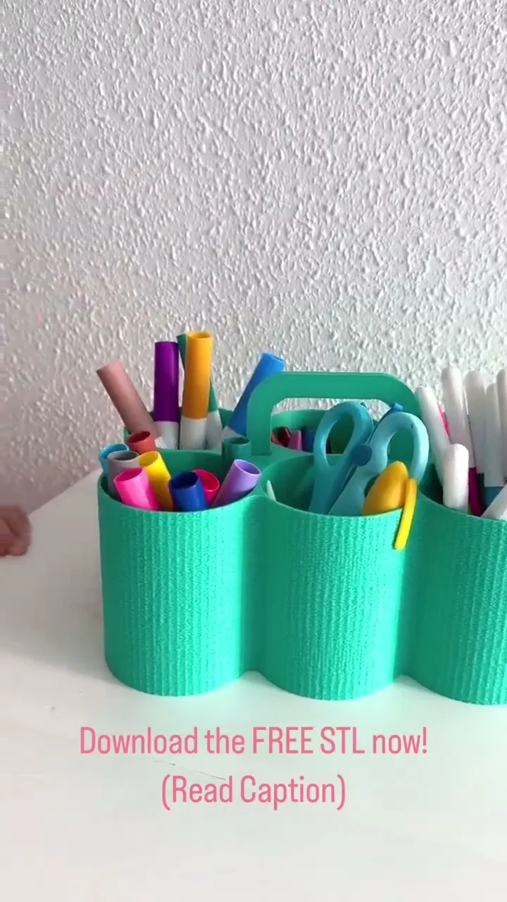Pencil Holder Organizer With 6 Compartments