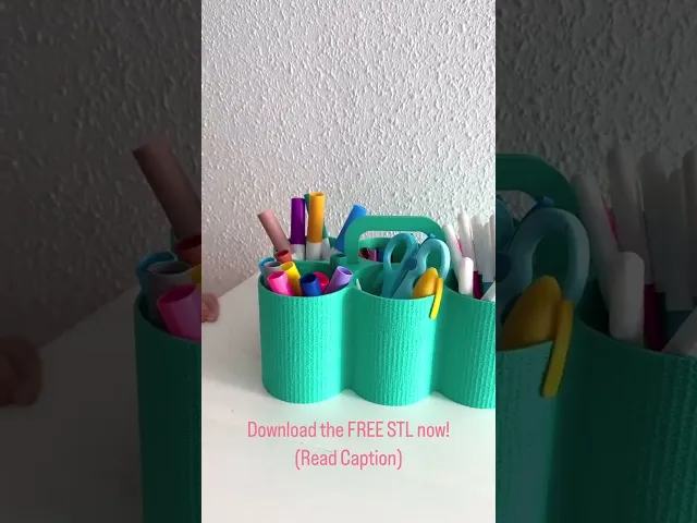 Pencil Holder Organizer With 6 Compartments video thumbnail
