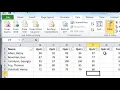 Excel gradebook using percentage method