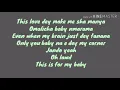 Patoranking - I'm in love ( official lyrics video)