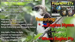 tfoe philippine eagles hymn english u0026 tagalog version and where eagles fly song mabuhayangagila