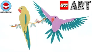 LEGO Art 31211 The Fauna Collection – Macaw Parrots – LEGO Speed Build Review