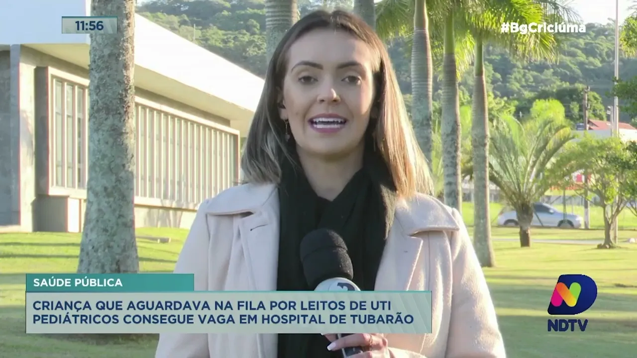Criança que aguardava por leito de UTI pediátrico consegue vaga em hospital de Tubarão