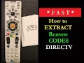 How to Get DIRECTV Codes From a Remote - 990 Code Extraction
