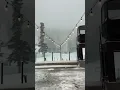 snowstorm in Mammoth Lakes