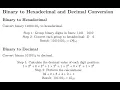 Convert Binary to Hexadecimal