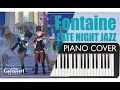 Download Lagu Genshin Fontaine “La nuit silencieuse et paisible”Late Night Jazz BGM Piano Cover