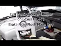 DIY Brake Fluid flush using Motive power bleeder on my Lexus GX470