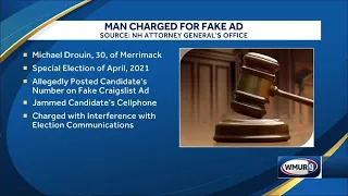 Man charged for fake ad
