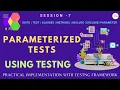 Parameterized Tests In TestNG Using Selenium Parameterizing from TestNG xml file TestNG Parameters