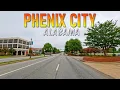 Phenix City Alabama Driving Through