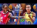 Download Lagu France 🇫🇷 vs. Brazil 🇧🇷 - Highlights | Week 3 | Women's VNL 2025