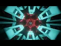 Abstract Background Video 4k Red Teal Metallic Wireframe VJ LOOP NEON Sci-Fi Calm Wallpaper