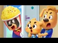 Who s At the Door Don t Open The Door To Strangers Safety Rules for Kids Sheriff Labrador