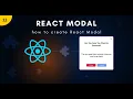 Create a Modal in React JS in Hindi React Bootstrap Popup Modal ReactJS Modal Popup