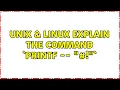 Unix Linux explain the command printf -