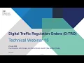 Digital Traffic Regulation Orders D-TRO Beta Technical Webinar 15