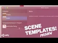 Unity Scene Templates - for feedback