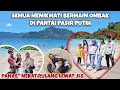 Lagu SEMUA MENIKMATI BERMAIN OMBAK DI PANTAI PASIR PUTIH DAN PANAS\