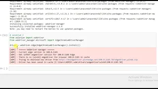 WebDriverException Message chromedriver executable needs to be in PATH edgedriver