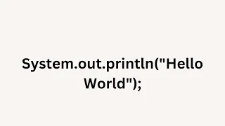 Java Tutorial for Beginners Exploring the Hello World Program