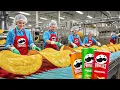 Inside The High-Speed Pringles Factory How Stackable Potato Chips Are Made