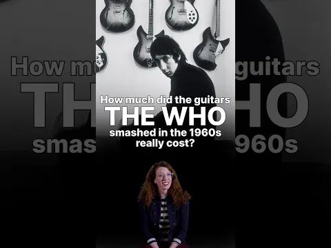 How much did the guitars The Who smashed in the 1960s cost? #thewho #petetownshend #guitarist