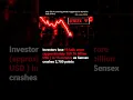 Investors lost nearly 9 lakh crore approximately 109 76 billion USD in 15 minutes on Tuesday