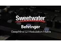 Behringer DeepMind 12 Modulation Matrix Daniel Fisher