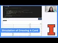 Mastery Platform Walkthrough Simulation of Drawing a Card