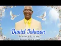 Daniel Johnson Johno Funeral Service