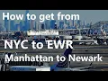 Manhattan to Newark Airport cheapest way by PATH Train and Bus 62 Avoiding Newark AirTrain cost