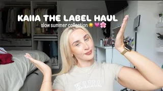 kaiia the label try on haul slow summer collection