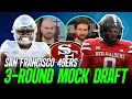 San Francisco 49ers 3 Round Mock Draft PFF