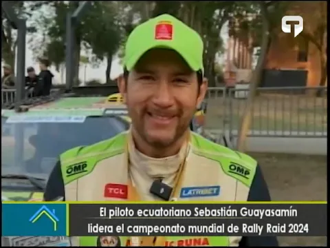 El piloto ecuatoriano Sebastián Guayasamín lidera el campamento mundial de Rally Raid 2024