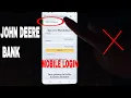 John Deere Bank Register - Login