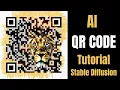 AI QR Code Generator Tutorial using stable diffusion control net