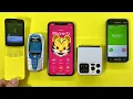 Incoming Call SIEMENS C65, Nokia 8110, i15pro, Samsung J1 | Outgoing Call iPhone XR 