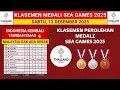 Lagu INDONESIA TAMBAH EMAS LAGI - Klasemen Perolehan medali Sea Games 2025 Terbaru hari ini - Medali emas
