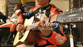 Download Achey - Sakit (fingerstyle cover) | Lyrics MP3