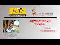 JavaScript 2D Game Web Programming 1