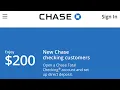 JPMorgan Chase Total Checking Account 200 Bank Sign Up Bonus Promo - How it Works Fine Print