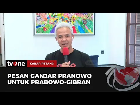 Wawancara Eksklusif, Respons Ganjar Untuk Prabowo dan Gibran