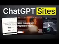 ChatGPT Sites Just Changed Web Design Forever Tutorial