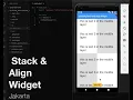 Flutter - Learn Stack Align Widget