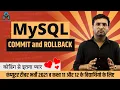 MySQL COMMIT ROLLBACK Tutorial in Hindi computer teacher vacancy in rajasthan latest news