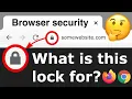 WHAT DOES THE BROWSER LOCK ICON REALLY MEAN YOU CAN NOT ALWAYS TRUST IT